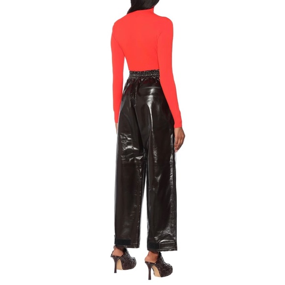 Bottega Veneta High-Rise Wide Leg Leather Pants - Picture 2 of 3